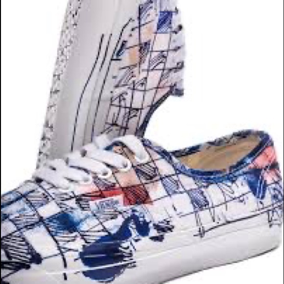 VANS Og Authentic Lx Connor Tingley True White-Blue VN0A4BV961P Men Us7 - Picture 9 of 11